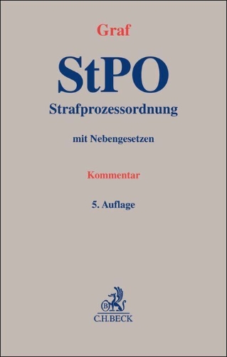 Buchcover und Innenansicht für das Buch: Strafprozessordnung. StPO