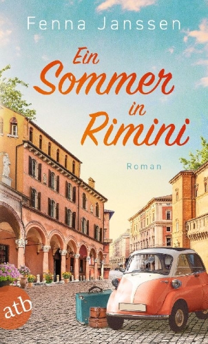 Buchcover und Innenansicht für das Buch: Ein Sommer in Rimini