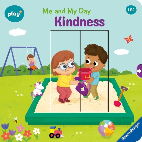 Buchcover und Innenansicht für das Buch: Play+ Me and My Day: Kindness
