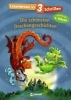Buchcover und Innenansicht für das Buch: Lesenlernen in 3 Schritten - Die schönsten Drachengeschichten
