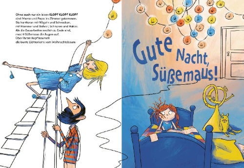 Buchcover und Innenansicht für das Buch: Bonne Nuit, Petitechérie