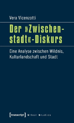 Buchcover und Innenansicht für das Buch: Der 'Zwischenstadt'-Diskurs