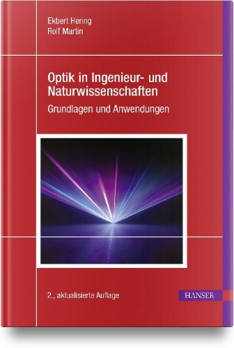 Buchcover und Innenansicht für das Buch: Optik in Ingenieur- und Naturwissenschaften