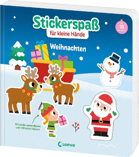 Buchcover und Innenansicht für das Buch: Mes super autocollants - Noël