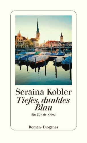 Buchcover und Innenansicht für das Buch: Tiefes, dunkles Blau