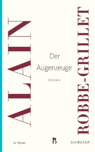 Buchcover und Innenansicht für das Buch: Le voyeur
