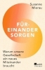 Buchcover und Innenansicht für das Buch: Füreinander sorgen