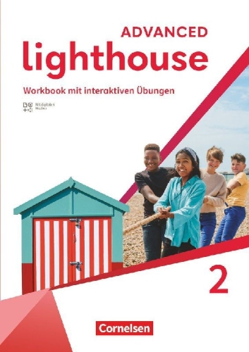 Buchcover und Innenansicht für das Buch: Lighthouse Band 2: 6. Schuljahr - Advanced Edition - Workbook mit interaktiven Übungen mit Audios, Erklärfilmen und Lösungen