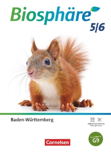 Buchcover und Innenansicht für das Buch: Biosphäre Sekundarstufe I - Band 1: 5./6. Schuljahr - G9 Baden-Württemberg ab 2025 - Schulbuch