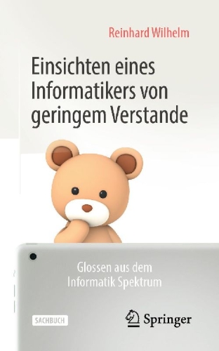 Buchcover und Innenansicht für das Buch: Einsichten eines Informatikers von geringem Verstande