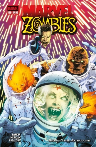 Buchcover und Innenansicht für das Buch: Marvel Zombies: Red Band (2025) #1-#5