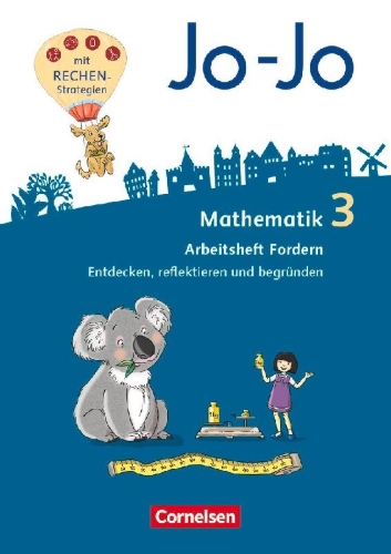 Buchcover und Innenansicht für das Buch: Jo-Jo Mathematik - Allgemeine Ausgabe 2018 - 3. Schuljahr