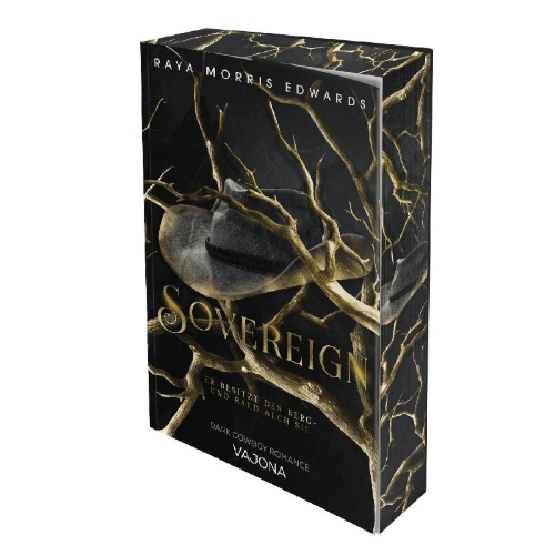 Buchcover und Innenansicht für das Buch: Sovereign: A Dark Cowboy Romance