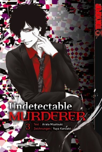 Buchcover und Innenansicht für das Buch: Undetectable Murderer 03