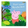 Buchcover und Innenansicht für das Buch: Peppa Pig: Hide and Peek: A Lift-the-Flap Book