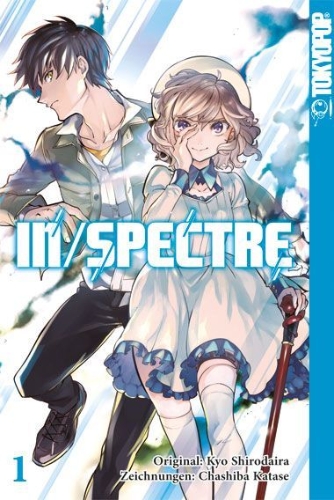 Buchcover und Innenansicht für das Buch: In/Spectre 01