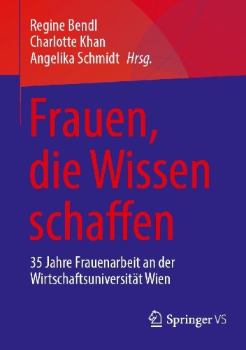 Buchcover und Innenansicht für das Buch: Frauen, die Wissen schaffen