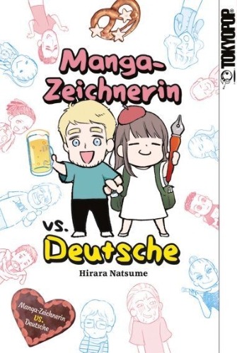 Buchcover und Innenansicht für das Buch: Manga-Zeichnerin vs. Deutsche