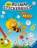 Buchcover und Innenansicht für das Buch: Mein Ausmalstickerbuch: Die Biene Maja