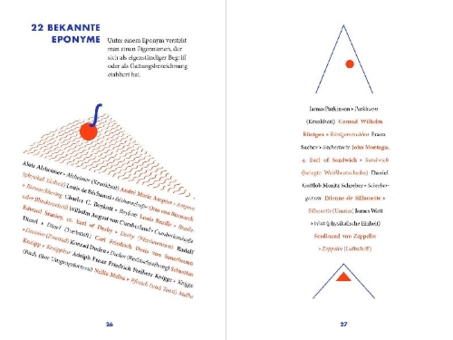 Buchcover und Innenansicht für das Buch: Kleines Kuriositätenkabinett der deutschen Sprache