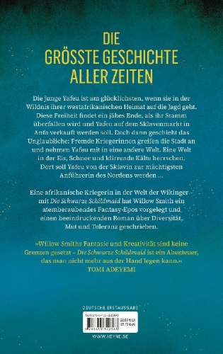 Buchcover und Innenansicht für das Buch: The Black Shield Maiden