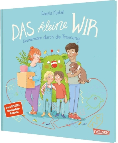 Buchcover und Innenansicht für das Buch: Das kleine WIR | Gemeinsam durch die Trennung
