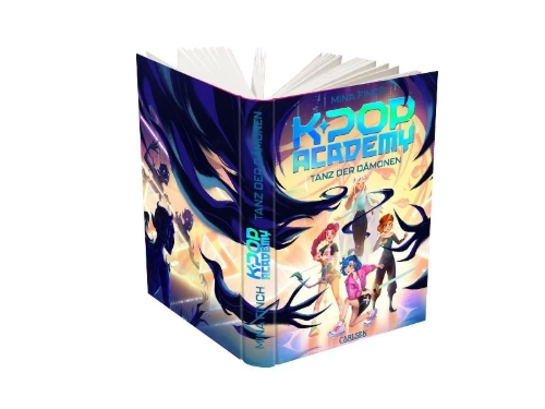 Buchcover und Innenansicht für das Buch: K-Pop Academy 2: Gefährliches Spotlight