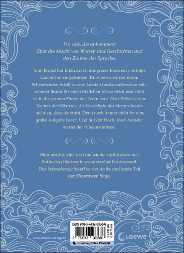 Buchcover und Innenansicht für das Buch: Die Silbermeer-Saga (Band 3) - Das Schwebende Schiff