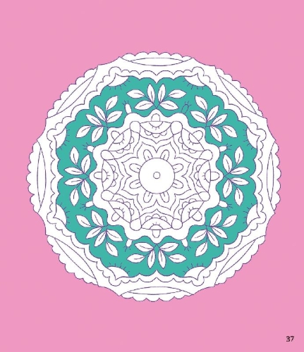 Buchcover und Innenansicht für das Buch: Mandalas zum Selberzeichnen und Ausmalen