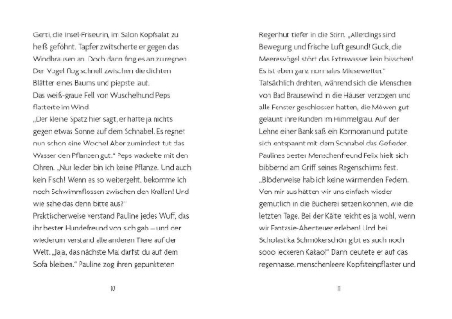 Buchcover und Innenansicht für das Buch: Insel der Tier-Abenteuer 4: Wilder Wetter-Schluckauf