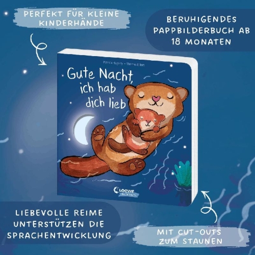 Buchcover und Innenansicht für das Buch: We Hug Night Night