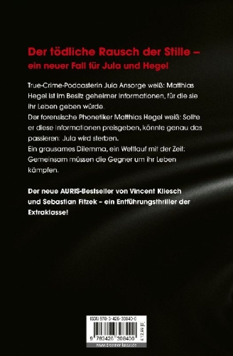 Buchcover und Innenansicht für das Buch: Todesrauschen
