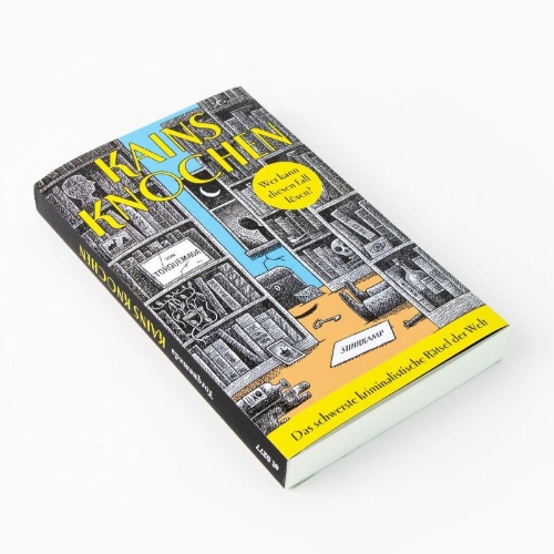 Buchcover und Innenansicht für das Buch: Cain's Jawbone