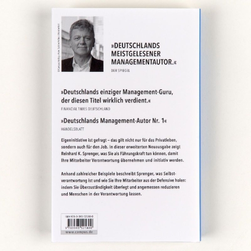 Buchcover und Innenansicht für das Buch: Das Prinzip Selbstverantwortung