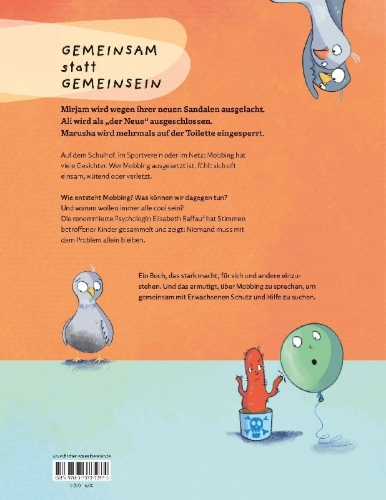 Buchcover und Innenansicht für das Buch: Stark gegen Mobbing