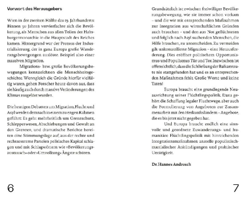 Buchcover und Innenansicht für das Buch: Wir und die Flüchtlinge