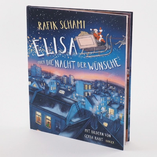 Buchcover und Innenansicht für das Buch: Elisa oder Die Nacht der Wünsche