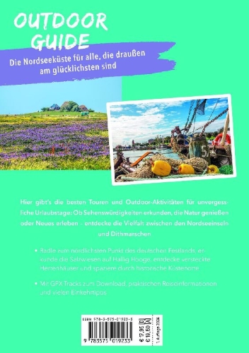 Buchcover und Innenansicht für das Buch: MARCO POLO OUTDOOR GUIDE Reiseführer Nordseeküste Schleswig-Holstein