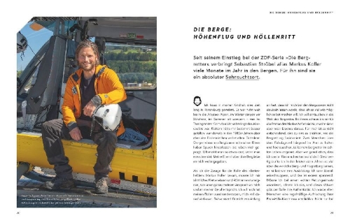 Buchcover und Innenansicht für das Buch: Die Bergretter