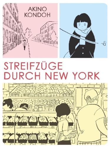 Buchcover und Innenansicht für das Buch: Streifzüge durch New York 1
