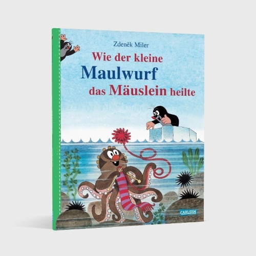 Buchcover und Innenansicht für das Buch: Wie der kleine Maulwurf das Mäuslein heilte