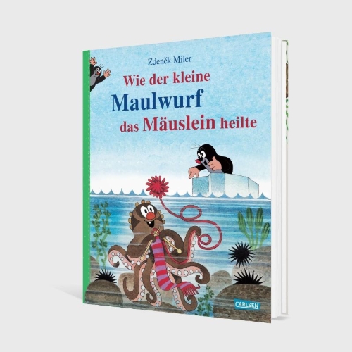 Buchcover und Innenansicht für das Buch: Wie der kleine Maulwurf das Mäuslein heilte
