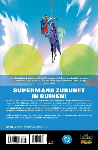 Buchcover und Innenansicht für das Buch: Adventures of Superman: Book of El #1-#6