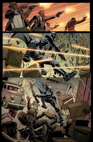 Buchcover und Innenansicht für das Buch: Spider-Man Noir (2025) #1-#5