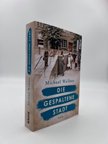 Buchcover und Innenansicht für das Buch: Die gespaltene Stadt