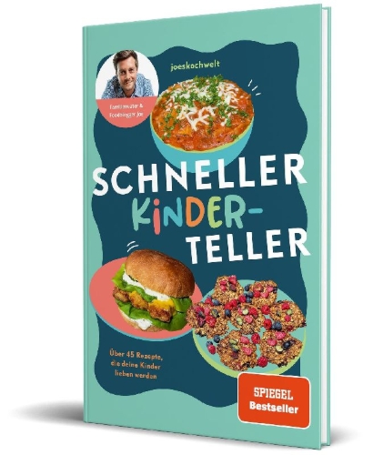 Buchcover und Innenansicht für das Buch: Schneller Kinderteller