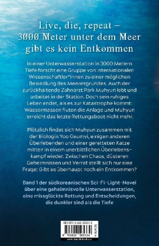 Buchcover und Innenansicht für das Buch: Be a Light in the Dark Sea