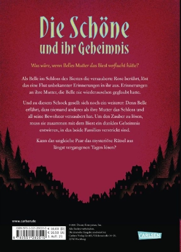 Buchcover und Innenansicht für das Buch: Disney. Twisted Tales: Die Schöne und ihr Geheimnis (Die Schöne und das Biest)