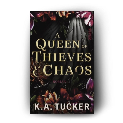 Buchcover und Innenansicht für das Buch: A Queen of Thieves & Chaos