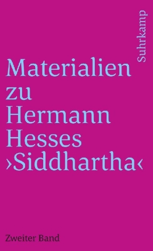 Buchcover und Innenansicht für das Buch: Materialien zu Hermann Hesses »Siddhartha«